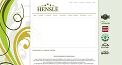 Desktop Screenshot of hensle.at